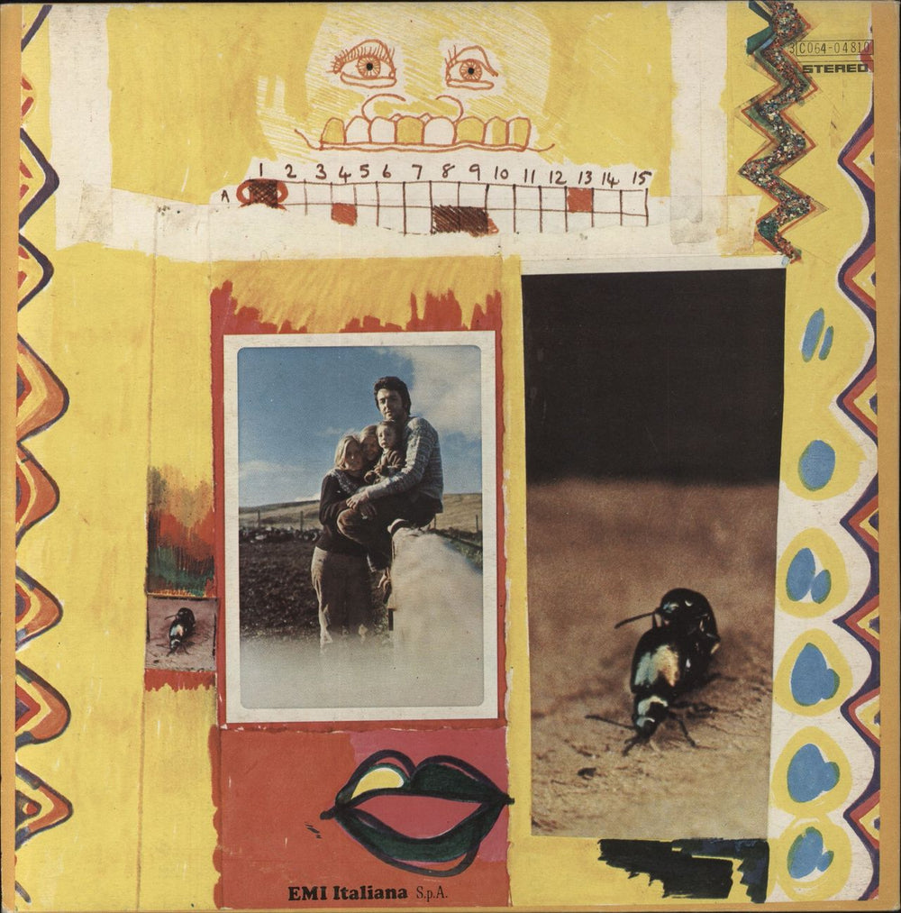 Paul McCartney and Wings Ram Italian vinyl LP album (LP record)