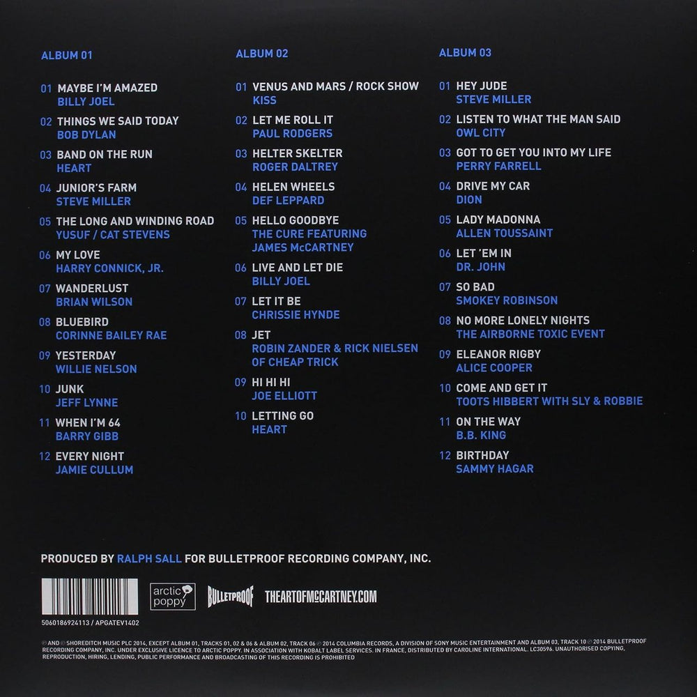 Paul McCartney and Wings The Art Of McCartney - 180 Gram - Sealed UK 3-LP vinyl record set (Triple LP Album) MCC3LTH616601