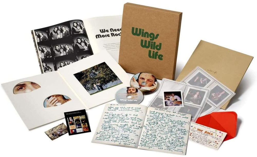 Paul McCartney and Wings Wild Life - Deluxe Edition UK CD Album Box Set MCCDXWI752070