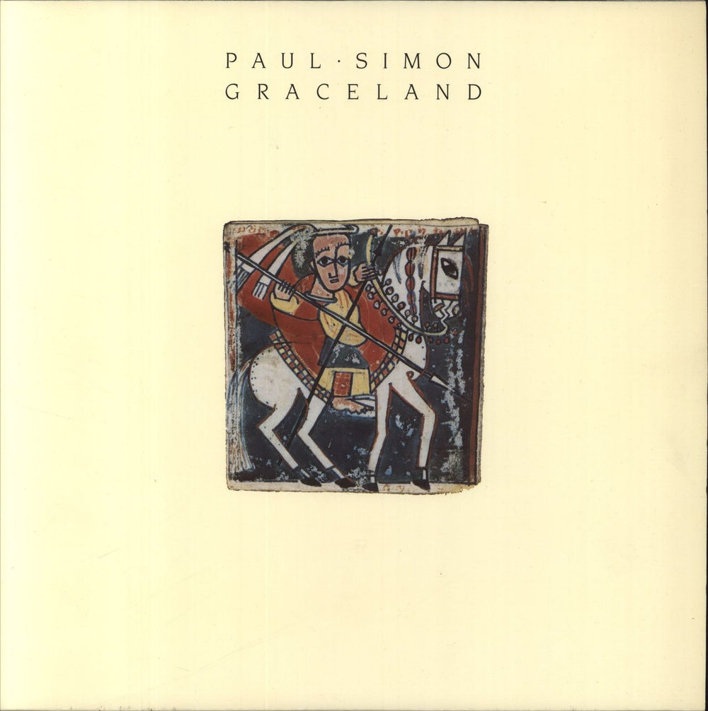 Paul Simon Graceland - 1st UK vinyl LP album (LP record) WX52