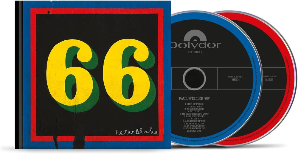 Paul Weller 66 - Deluxe Edition + Bonus Tracks - Hardback Cover - Sealed UK 2 CD album set (Double CD) 5888432