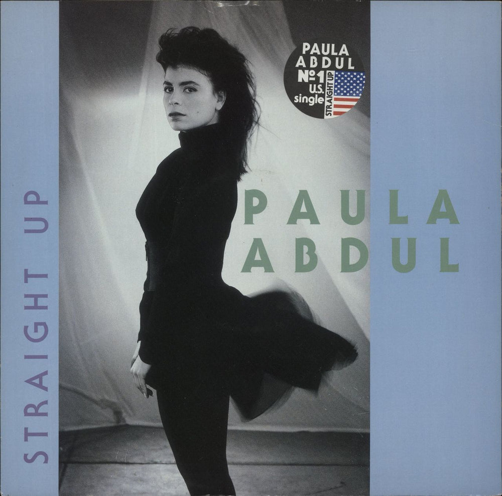 Paula Abdul Straight Up (12" Remix) - Hype Stickered UK 12" vinyl single (12 inch record / Maxi-single) SRNT111