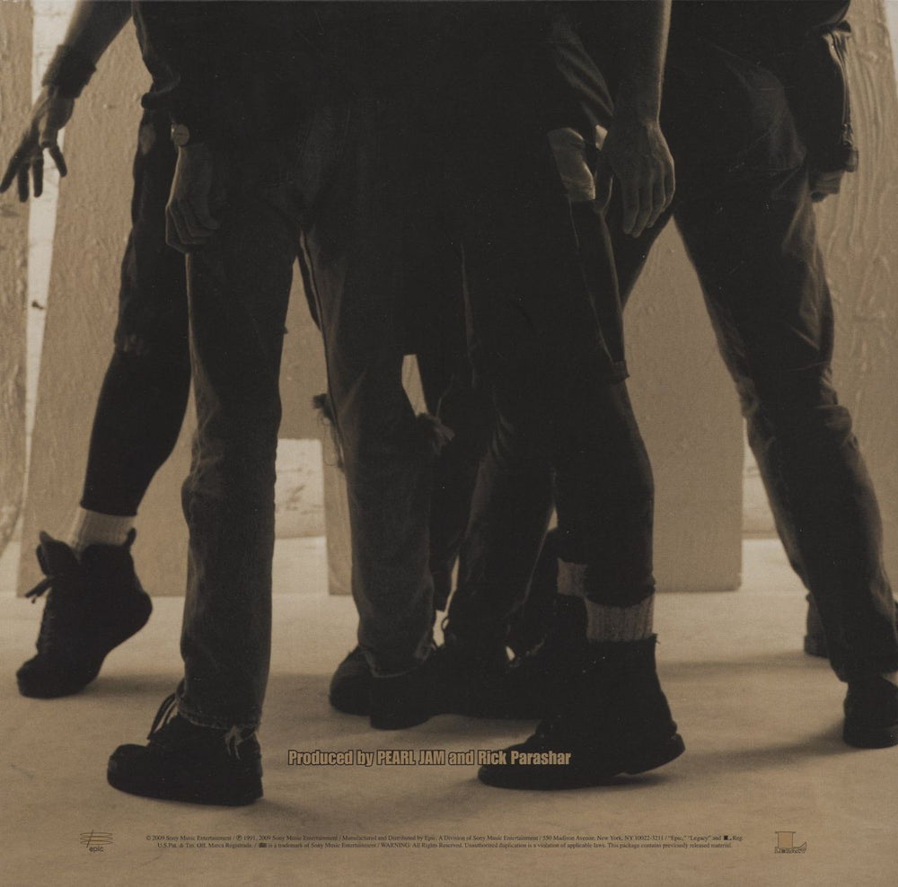 Pearl Jam Ten [2009 Edition]: Remastered - 180gm Vinyl US 2-LP vinyl record set (Double LP Album) 886974130215