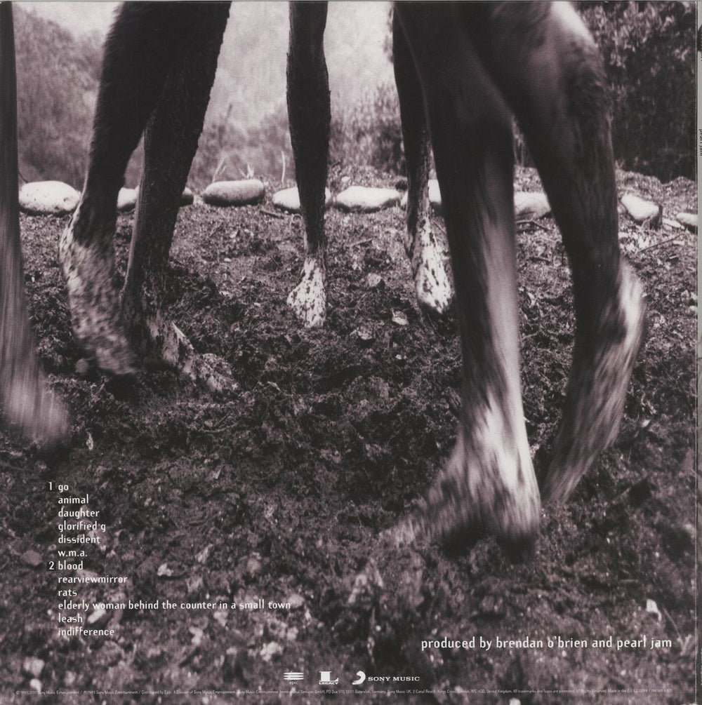 Pearl Jam Vs. - 30th Anniversary Clear Vinyl UK vinyl LP album (LP record) 196588368714