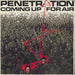 Penetration Coming Up For Air - EX UK vinyl LP album (LP record) V2131