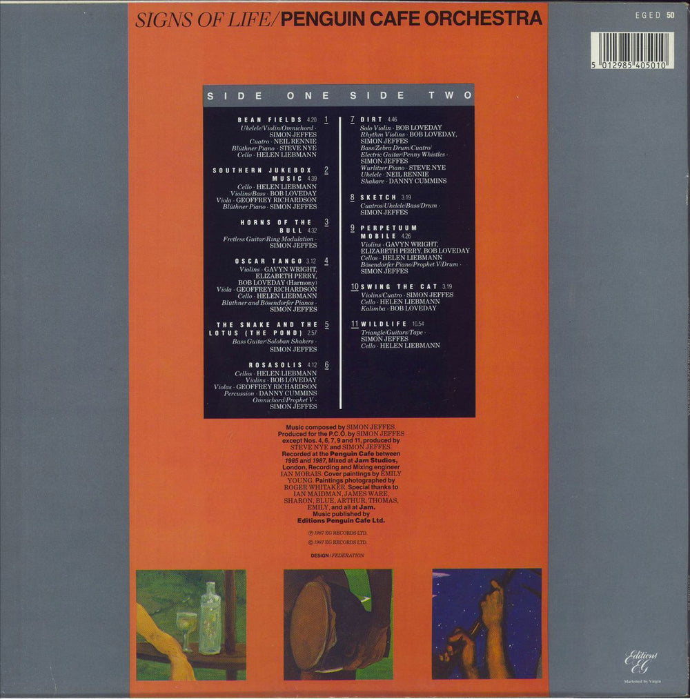 Penguin Cafe Orchestra Signs Of Life - EX UK vinyl LP album (LP record) 5012985405010