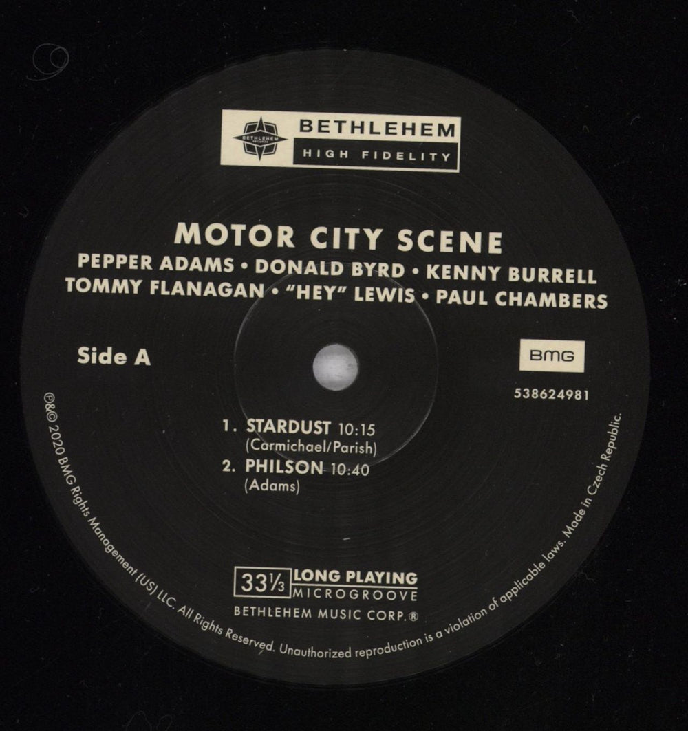 Pepper Adams Motor City Scene - 180gm US vinyl LP album (LP record) PI1LPMO842790