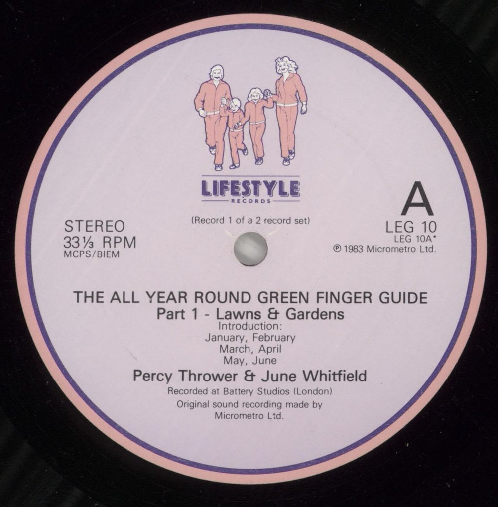 Percy Thrower All Year Round-Green Finger Guide UK vinyl LP album (LP record) 18YLPAL875138