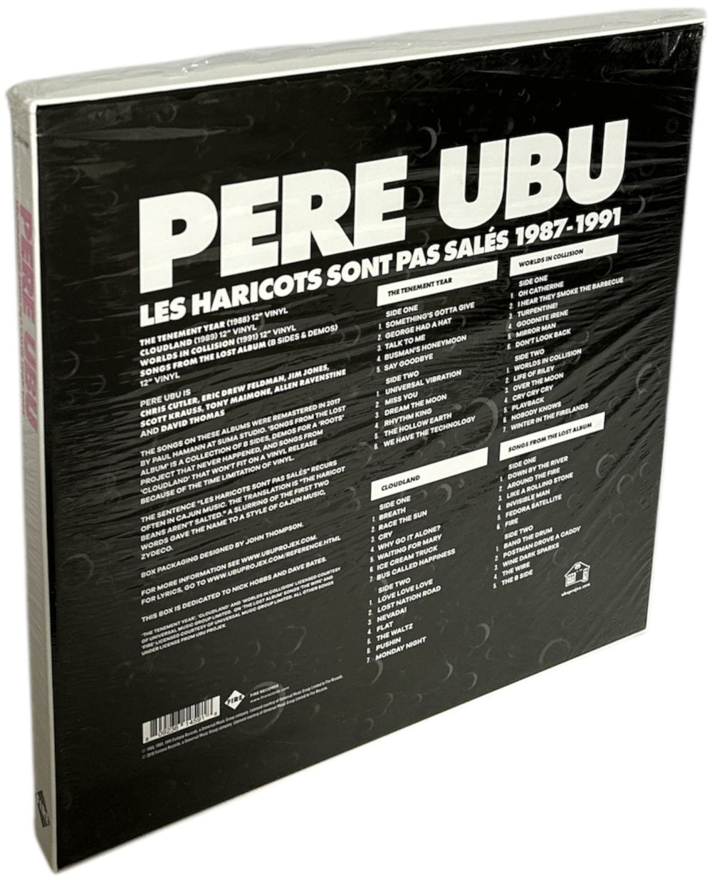 Pere Ubu Les Haricots Sont Pas Sales 1987-1991 UK Vinyl Box Set 809236145918