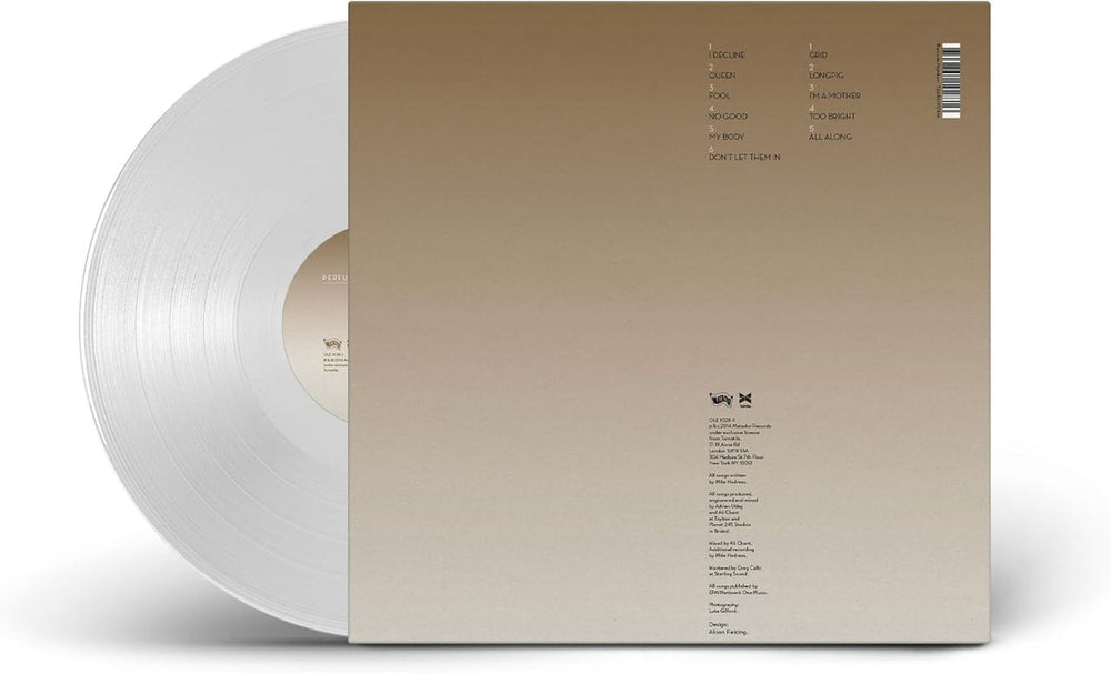 Perfume Genius Too Bright: 10th Anniversary - Clear Vinyl - Sealed UK vinyl LP album (LP record) PX0LPTO850491