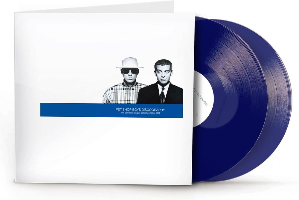 Pet Shop Boys Discography | The Complete Singles Collection 1985-1991 - Blue Vinyl - Sealed UK 2-LP vinyl record set (Double LP Album) PMTV3