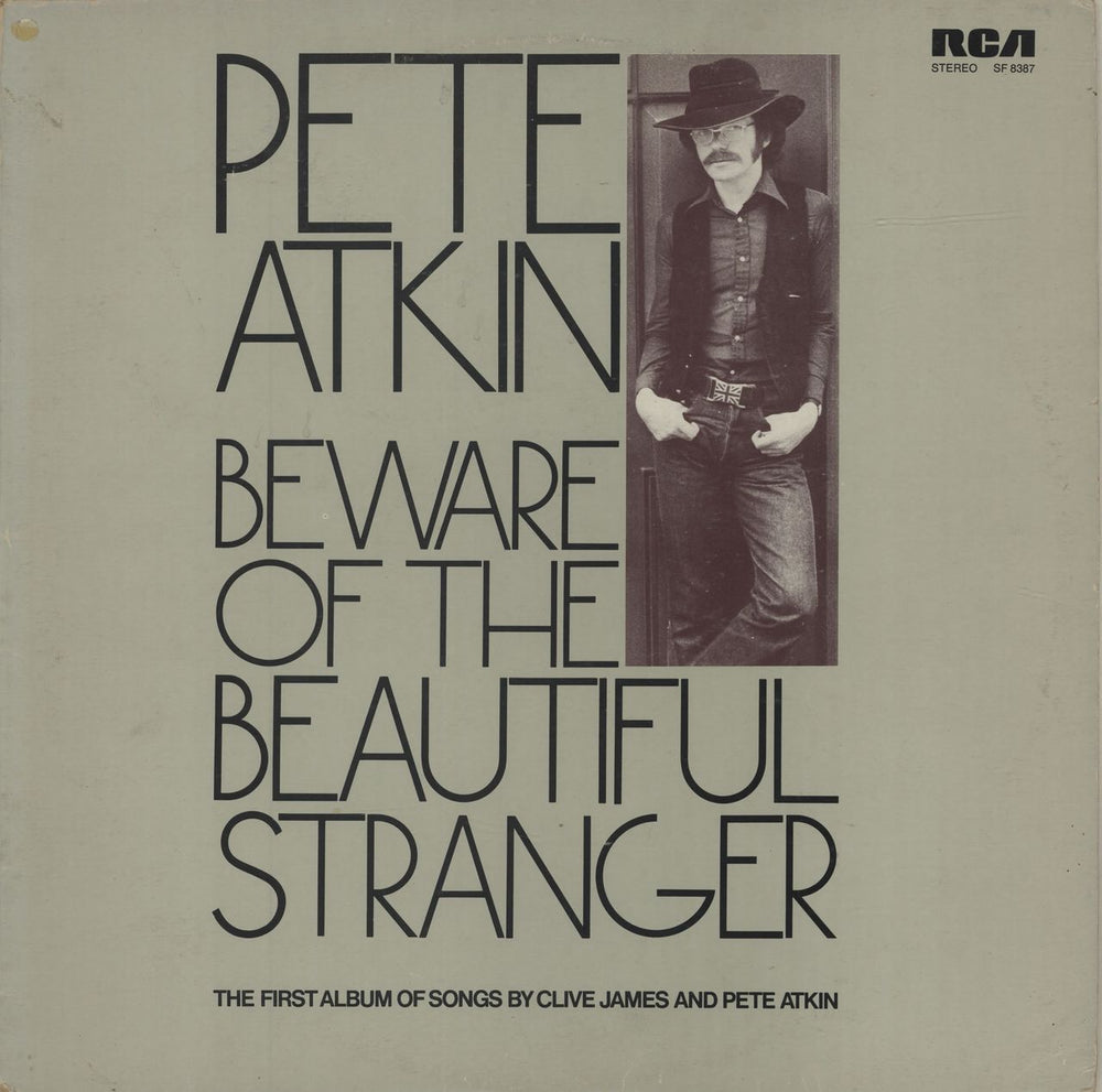 Pete Atkin Beware Of The Beautiful Stranger UK vinyl LP album (LP record) SF8387