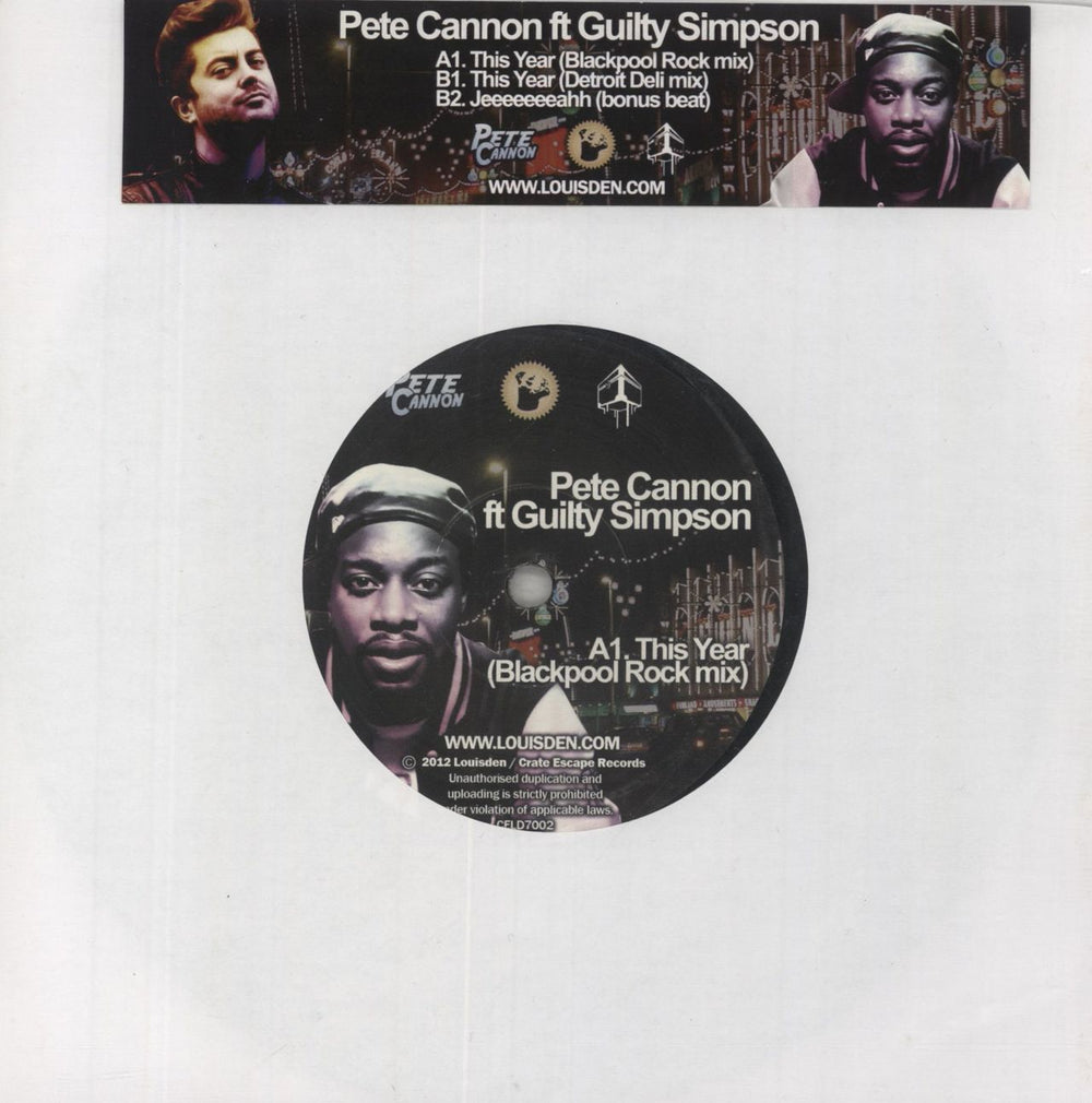 Pete Cannon This Year UK 7" vinyl single (7 inch record / 45) CELD7002