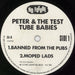 Peter & The Test Tube Babies Banned From The Pubs UK 7" vinyl single (7 inch record / 45) P&B07BA116617