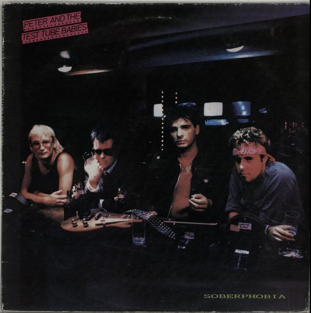 Peter & The Test Tube Babies Soberphobia UK vinyl LP album (LP record) DOJOLP49