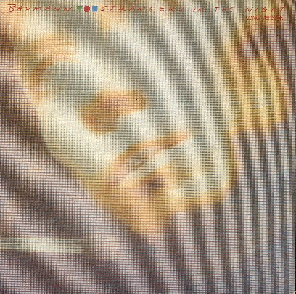 Peter Baumann Strangers In The Night UK 12" vinyl single (12 inch record / Maxi-single) ARIST12556