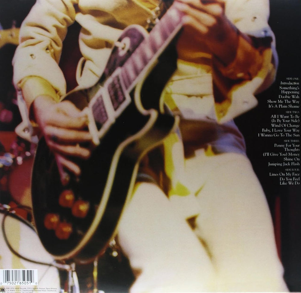 Peter Frampton Frampton Comes Alive! - Black Vinyl - Sealed UK 2-LP vinyl record set (Double LP Album) 075021650510