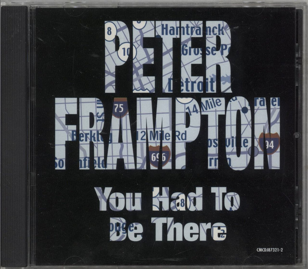 Peter Frampton You Had To Be There US Promo CD single (CD5 / 5") CMCDJ873212