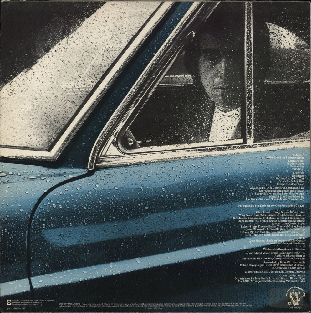 Peter Gabriel Peter Gabriel - 2nd UK vinyl LP album (LP record)