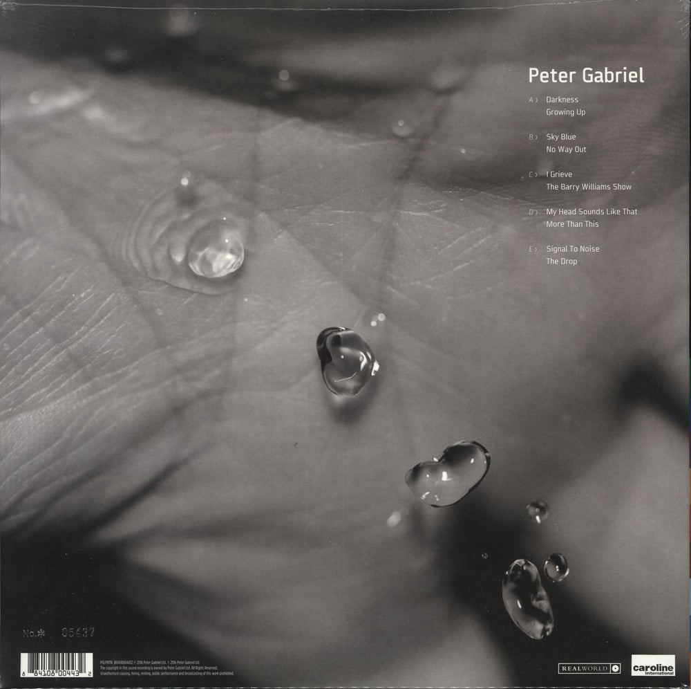 Peter Gabriel Up - 180gm UK 2-LP vinyl record set (Double LP Album) 884108004432