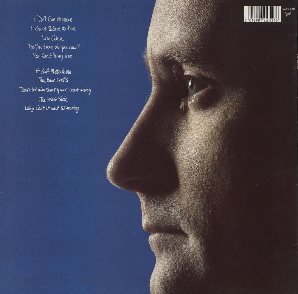 Phil Collins Hello, I Must Be Going! UK vinyl LP album (LP record) 5012981225216