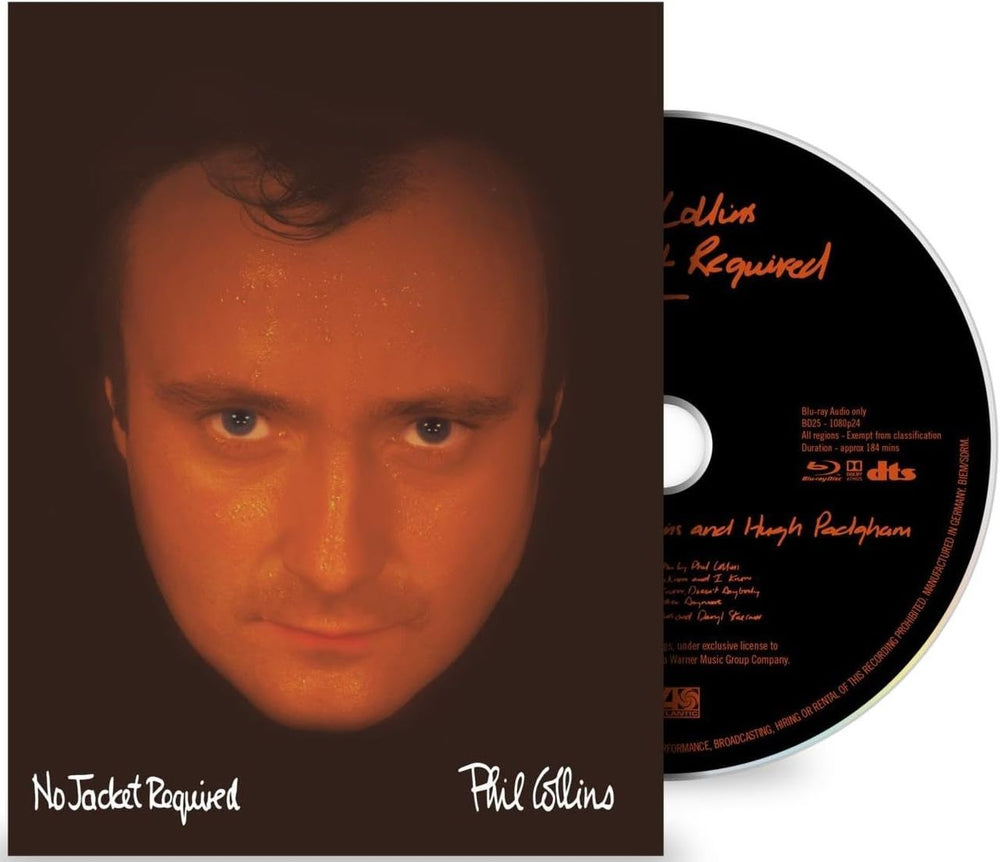 Phil Collins No Jacket Required - 2025 Dolby Atmos Mix - Sealed UK Blu Ray Audio PCBR-85