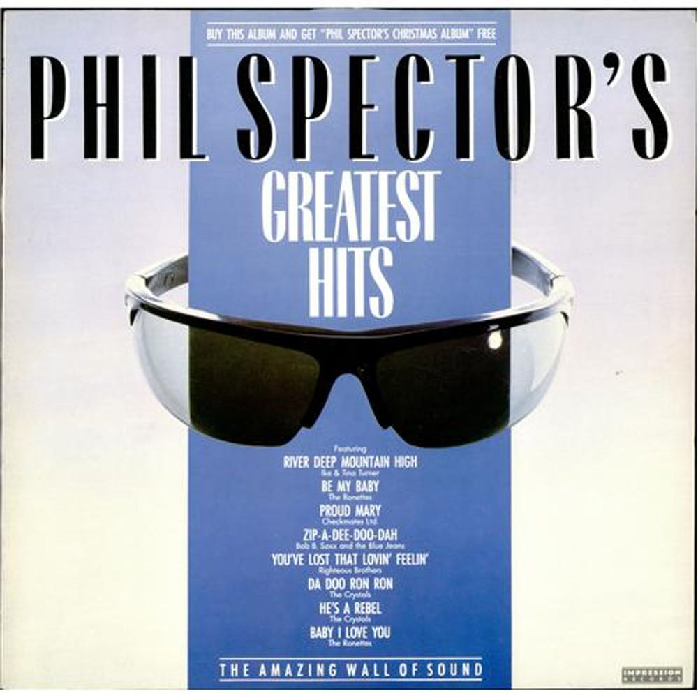 Phil Spector Greatest Hits & Christmas Album UK 2-LP vinyl record set (Double LP Album) PSP2LGR414425