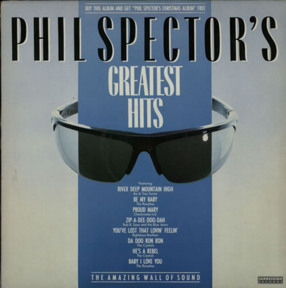 Phil Spector Greatest Hits UK vinyl LP album (LP record) PSLP1