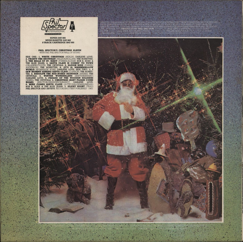 Phil Spector Phil Spector's Christmas Album UK vinyl LP album (LP record)