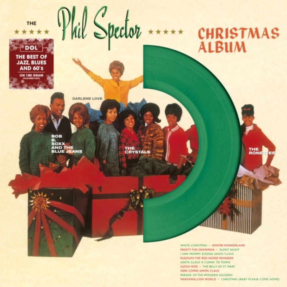 Phil Spector The Phil Spector Christmas Album - 180 Gram Green Vinyl - Sealed UK vinyl LP album (LP record) DOS628MB