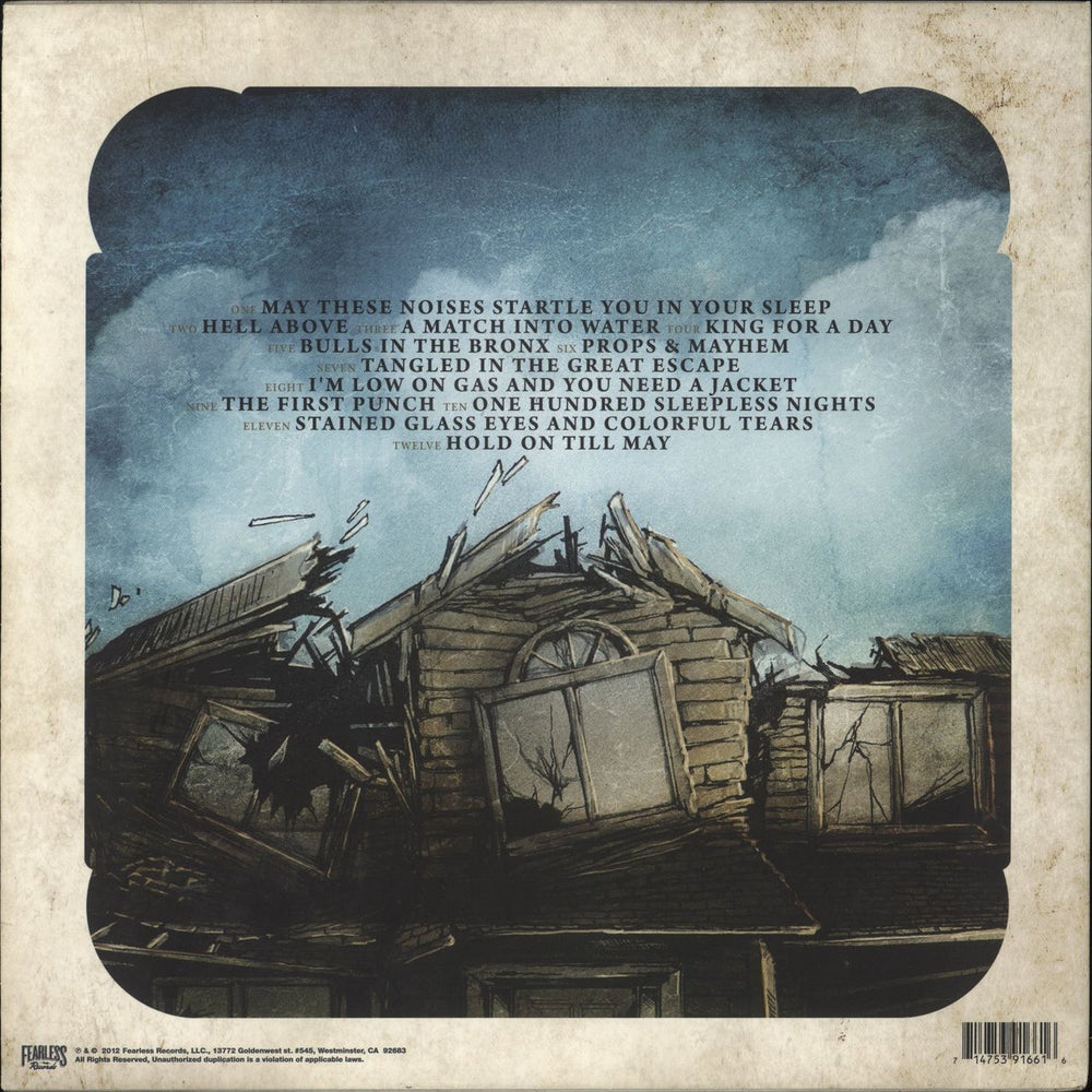 Pierce The Veil Collide With The Sky - Pink Vinyl - EX US vinyl LP album (LP record) 714753916616