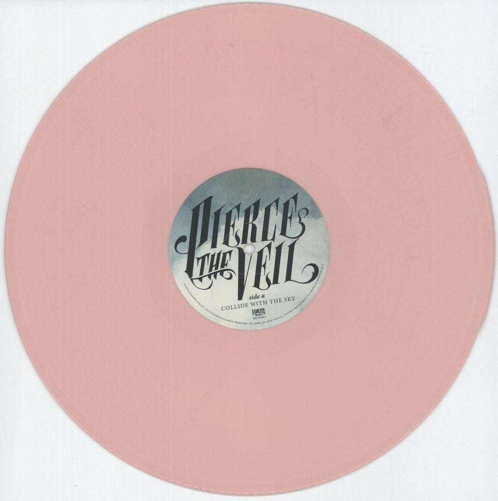 Pierce The Veil Collide With The Sky - Pink Vinyl - EX US vinyl LP album (LP record) QIILPCO879633