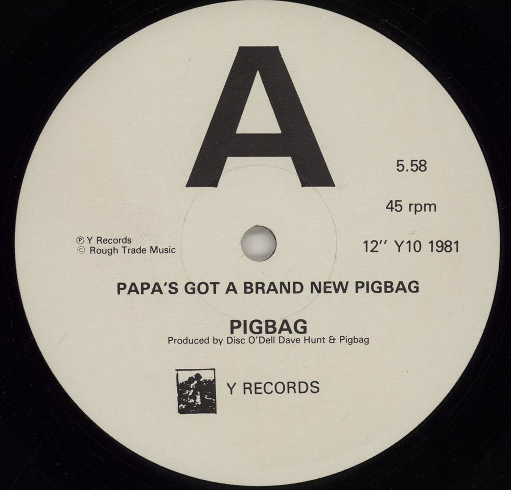 Pigbag Papa's Got A Brand New Pigbag UK 12" vinyl single (12 inch record / Maxi-single) Y10