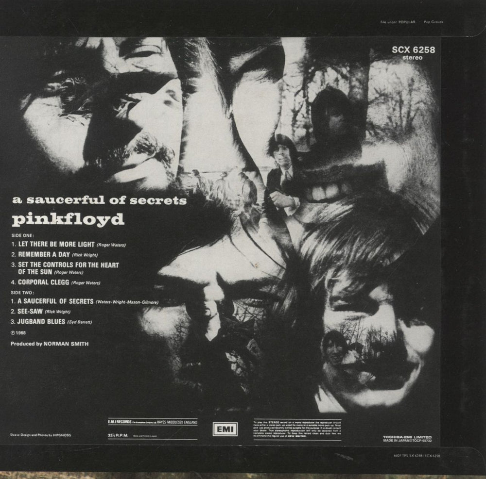 Pink Floyd A Saucerful Of Secrets Japanese CD album (CDLP) 4988006791701