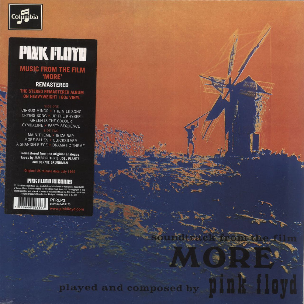 Pink Floyd More - Remastered 180 Gram - Sealed UK vinyl LP album (LP record) PFRLP3