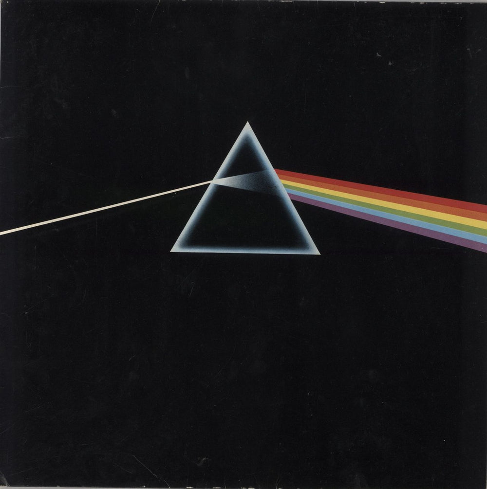 Pink Floyd The Dark Side Of The Moon - 5th + Posters/stickers UK vinyl LP album (LP record) SHVL804