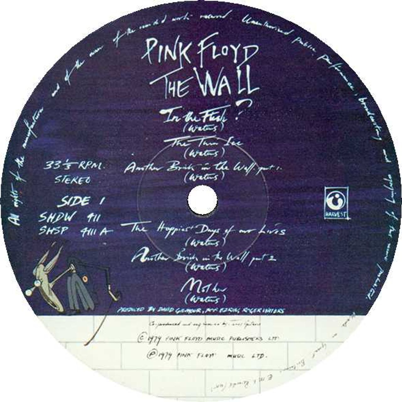 Pink Floyd The Wall - 1st + Sticker - EX UK 2-LP vinyl set — RareVinyl.com