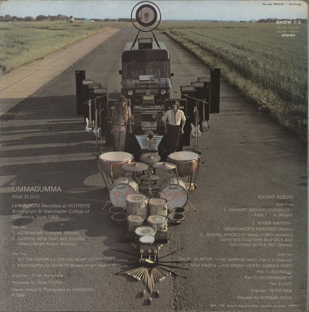 Pink Floyd Ummagumma - 2nd UK 2-LP vinyl record set (Double LP Album) PIN2LUM581963