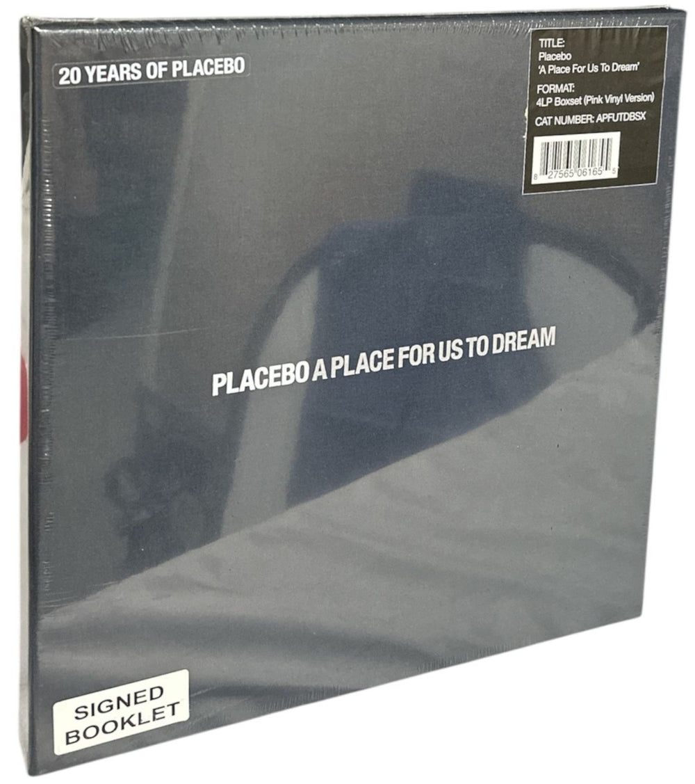 Placebo A Place For Us To Dream - Pink Vinyl - Sealed & Autographed UK Vinyl Box Set APFUTDBSX
