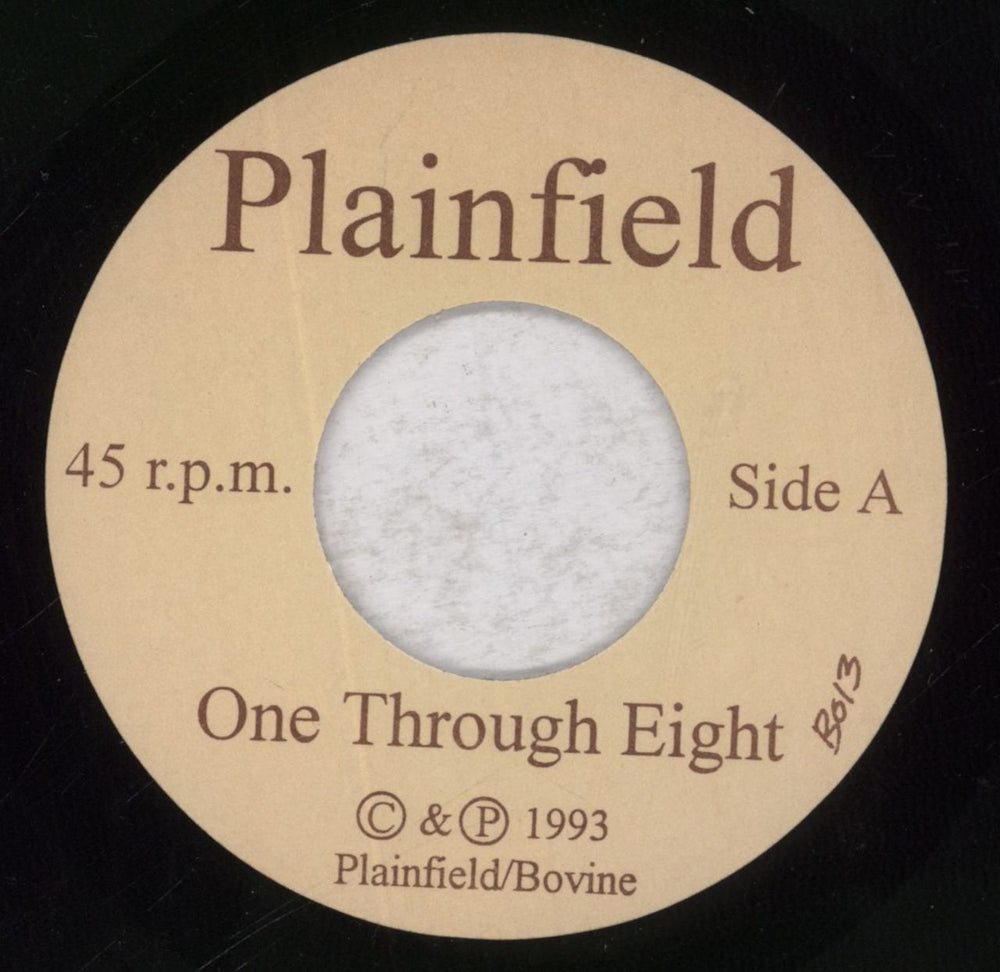 Plainfield One Through Eight / PCP Headquarters US 7" vinyl single (7 inch record / 45) 65I07ON841214