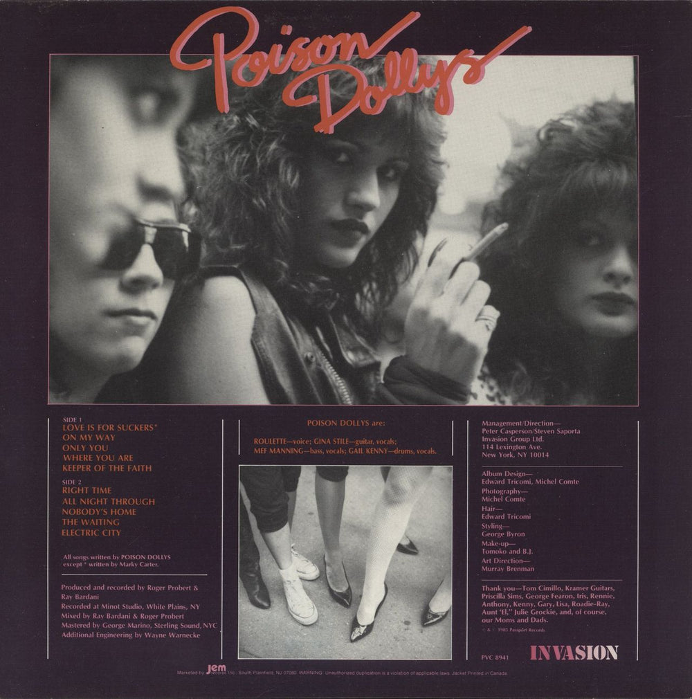Poison Dollys Poison Dollys US vinyl LP album (LP record)