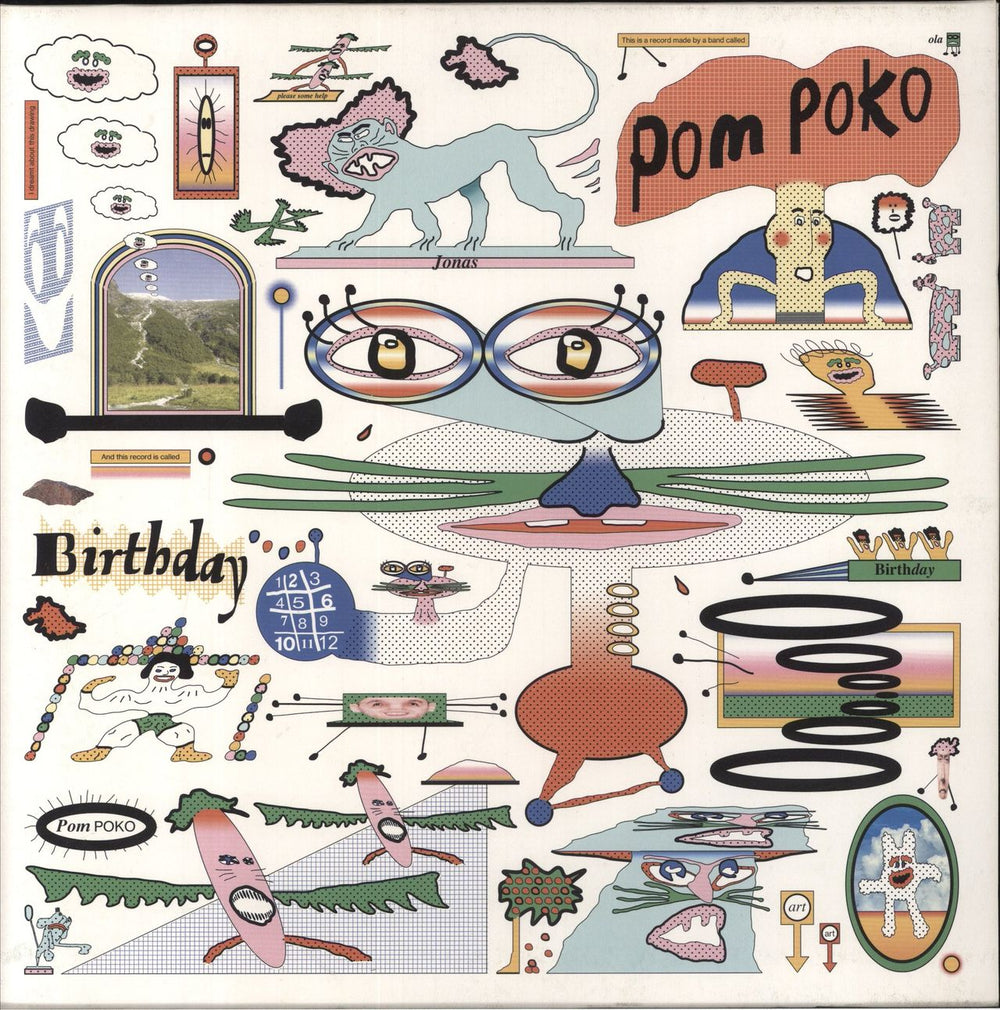 Pom Poko Birthday UK vinyl LP album (LP record) BELLA846V