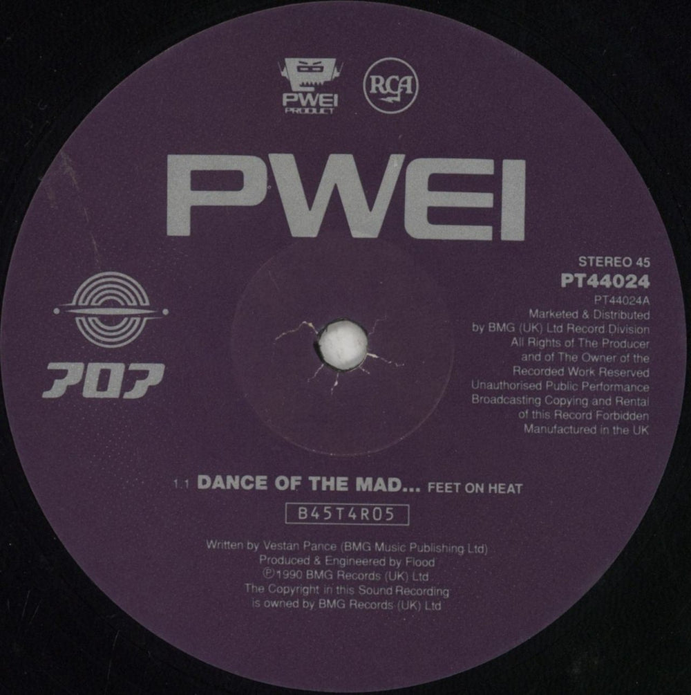 Pop Will Eat Itself Dance Of The Mad UK 12" vinyl single (12 inch record / Maxi-single) PWE12DA170759