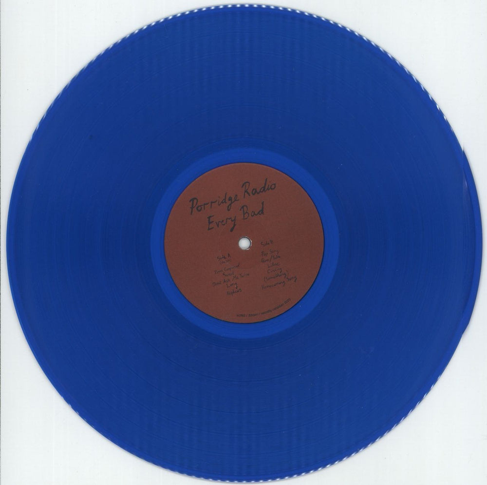 Porridge Radio Every Bad - Transparent Blue Vinyl UK vinyl LP album (LP record) 55RLPEV878961