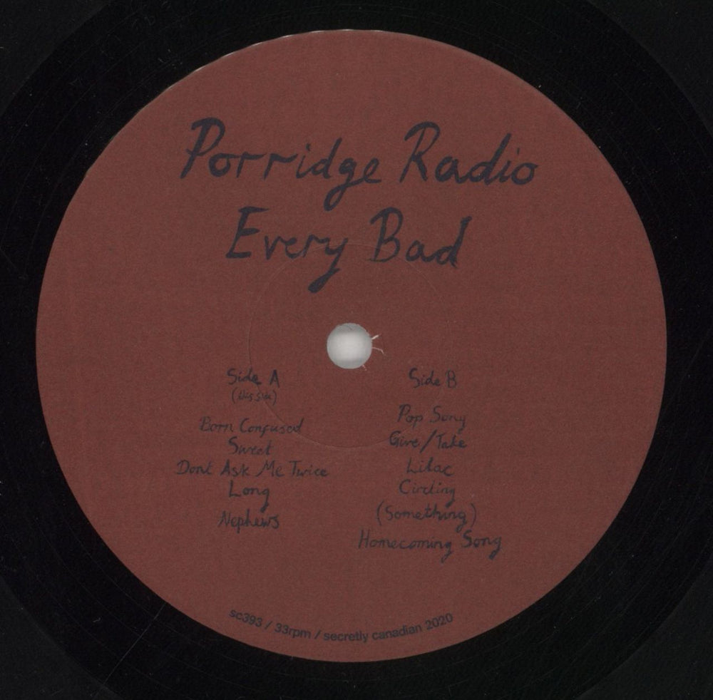 Porridge Radio Every Bad UK vinyl LP album (LP record) 55RLPEV815017