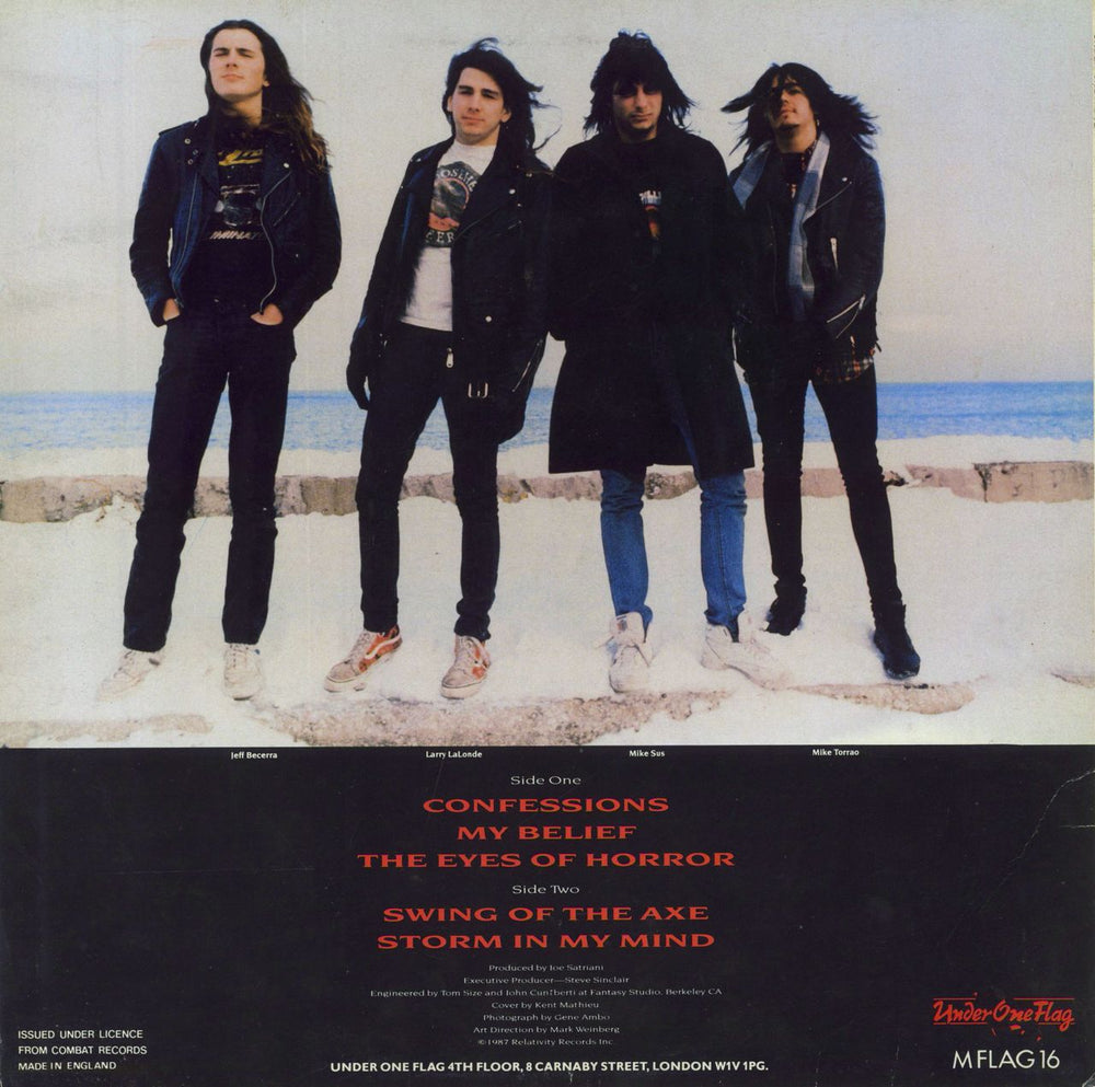 Possessed The Eyes Of Horror UK 12" vinyl single (12 inch record / Maxi-single)