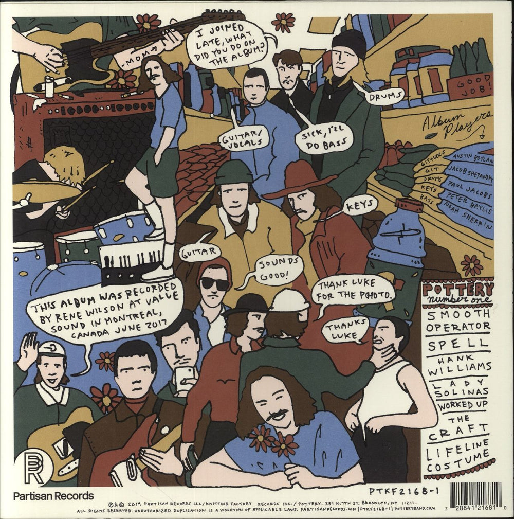 Pottery No.1 US 12" vinyl single (12 inch record / Maxi-single) 720841216810