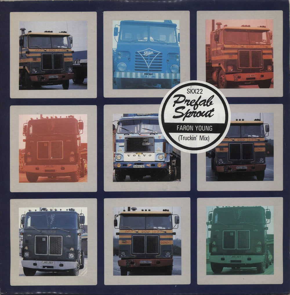 Prefab Sprout Faron Young - Title Stickered Sleeve UK Promo 12" vinyl single (12 inch record / Maxi-single) SKX22