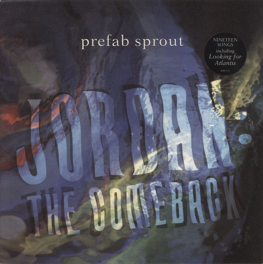 Prefab Sprout Jordan: The Comeback - Stickered - EX UK vinyl LP album (LP record) KWLP14
