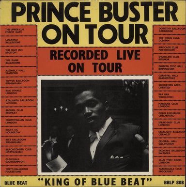Prince Buster Prince Buster On Tour - EX UK vinyl LP album (LP record) BBLP808